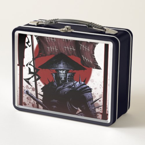Samurai Skull Metal Lunch Box
