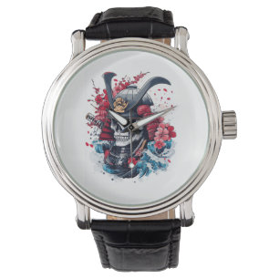 Samurai Skull Warrior Watch