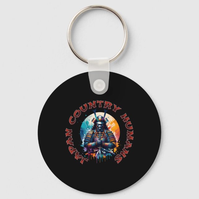 Samurai Spirit - Warrior’s Honor Sticker  Keychain (Front)