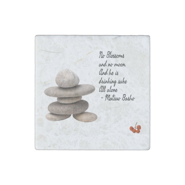 Samurai Stone Magnet (Front)