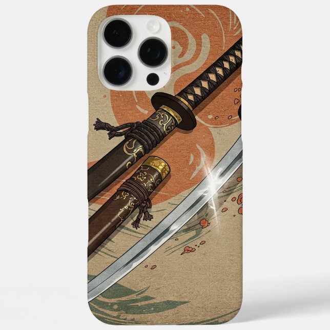 Samurai Swords Case-Mate iPhone Case (Back)