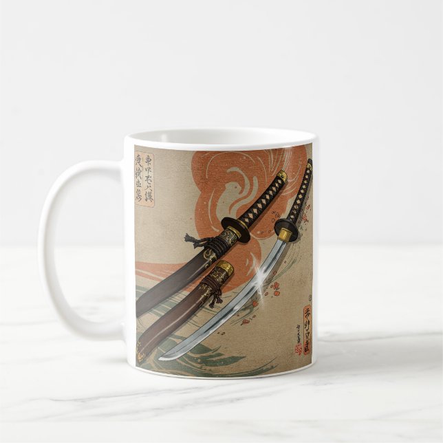 Samurai Swords Coffee Mug (Left)