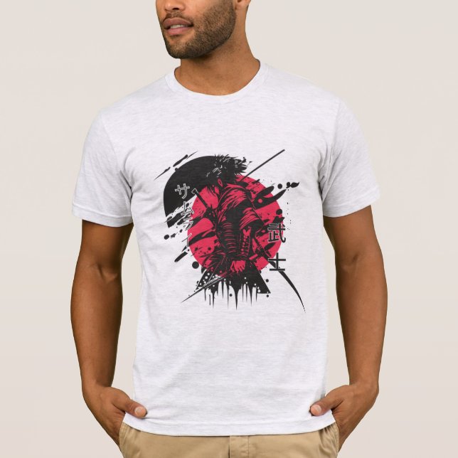 samurai T-shirt for mens (Front)