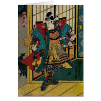 Samurai Warrior 19th Century Cards