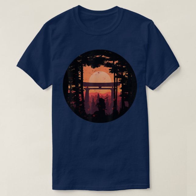 Samurai warrior bushido code Japanese swordsmen  ( T-Shirt (Design Front)