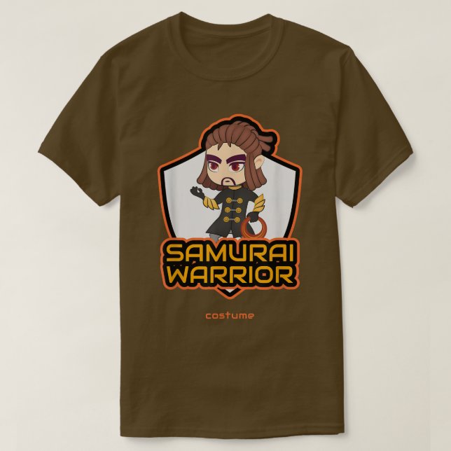 Samurai Warrior Costume  (2) T-Shirt (Design Front)