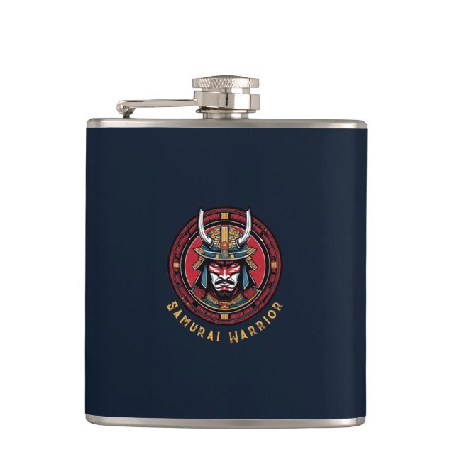 Samurai Warrior Flask (Front)