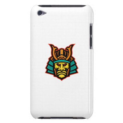 Samurai Warrior Head Mascot Barely There iPod Case