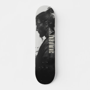 Samurai Warrior Illustration Skateboard