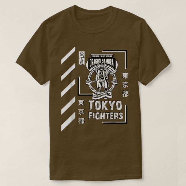 Samurai warrior Japan Tokyo style clothing Funny G T-Shirt (Design Front)