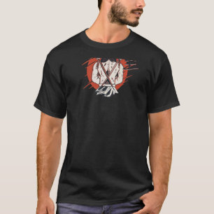 Samurai Warrior Japanese Kanji and sword Japanes a T-Shirt