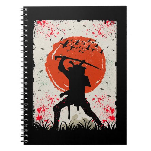 Samurai Warrior Japanese Swordsman Notebook