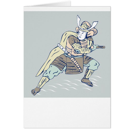 Samurai warrior katana sword cards (Front)