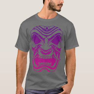 Samurai Warrior Mask, Hannya Oni Mask Japan Anime  T-Shirt
