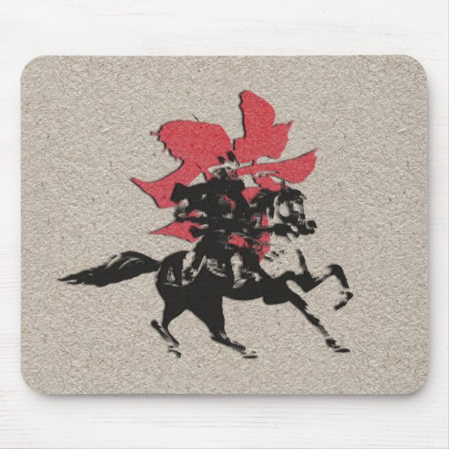 Samurai Warrior Mouse Pad (Front)