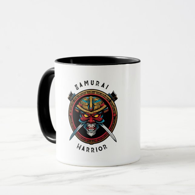 Samurai Warrior Mug (Front Left)