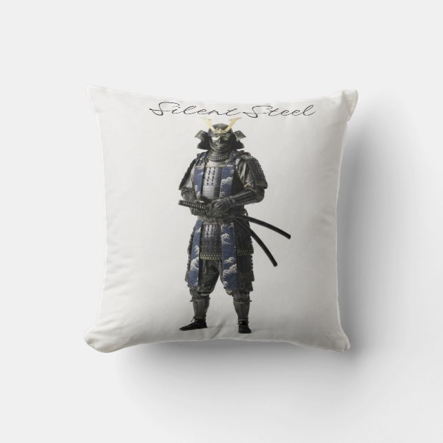 Samurai warrior pillow (Front)