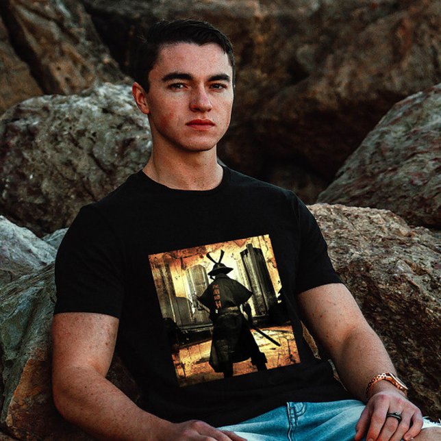 Samurai Warrior Stance Tee: Honor & Tradition T-Shirt (Creator Uploaded)