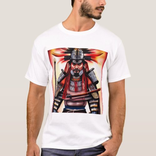 samurai Warrior T_Shirt