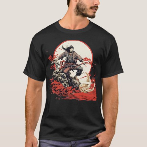 Samurai Warrior T_Shirt