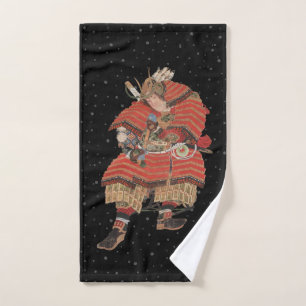 Samurai Warrior Vintage Japanese Art Bath Towel Set