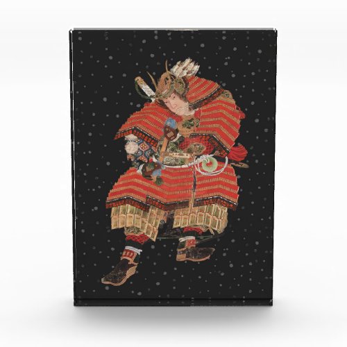 Samurai Warrior Vintage Japanese Art Photo Block