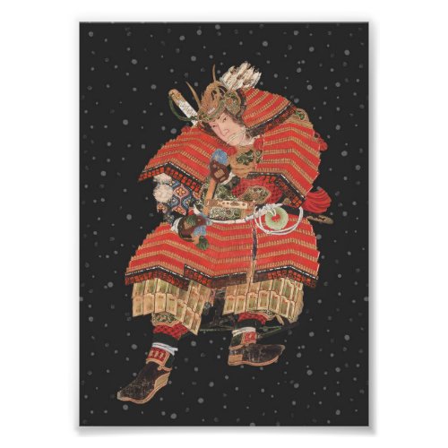 Samurai Warrior Vintage Japanese Art Photo Print