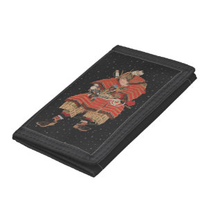 Samurai Warrior Vintage Japanese Art Trifold Wallet