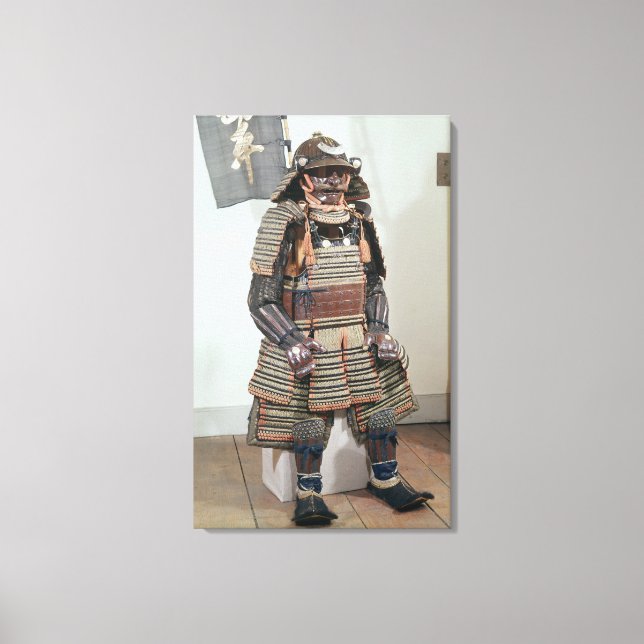 Samurai Warrior's Armour Canvas Print (Front)