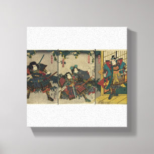 Samurai Warriors circa 1850 JAPAN Canvas Print