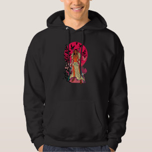 Samurai Warriors Japanese Fashion Japan Afro Afric Hoodie