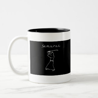 Samurai way of the warrior gift present Two-Tone coffee mug
