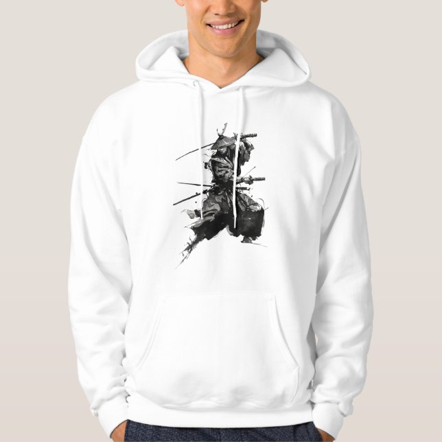 Samurai with Sword Hoodie (Front)