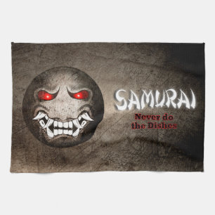 Samuraimoji Vintage Kitchen Linen Towel