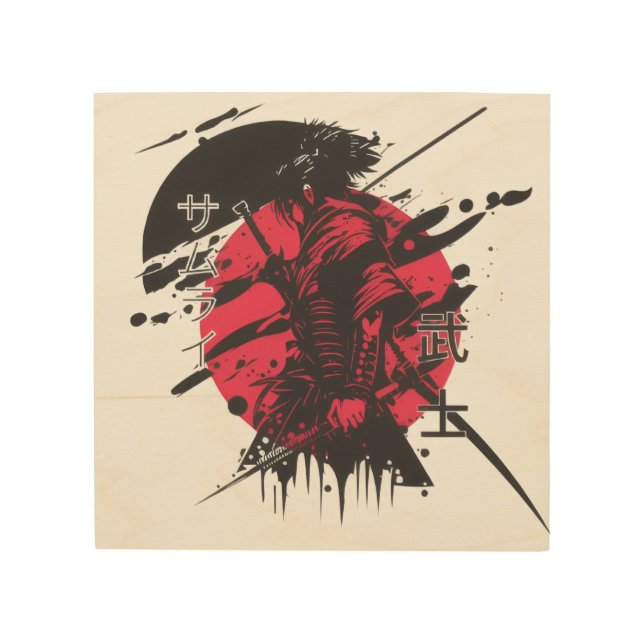SAMURI Painting Wood Wall Art (Front)