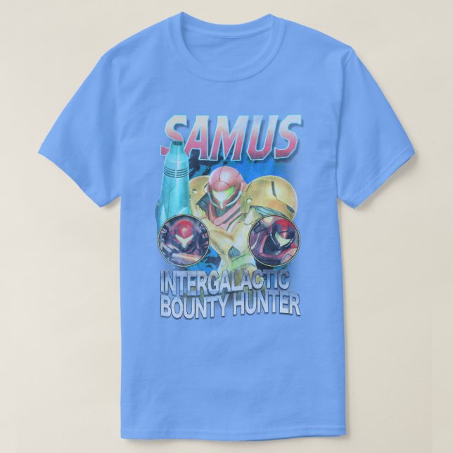 Samus Ultimate Vintage Bootleg Rapper English T-Shirt (Design Front)