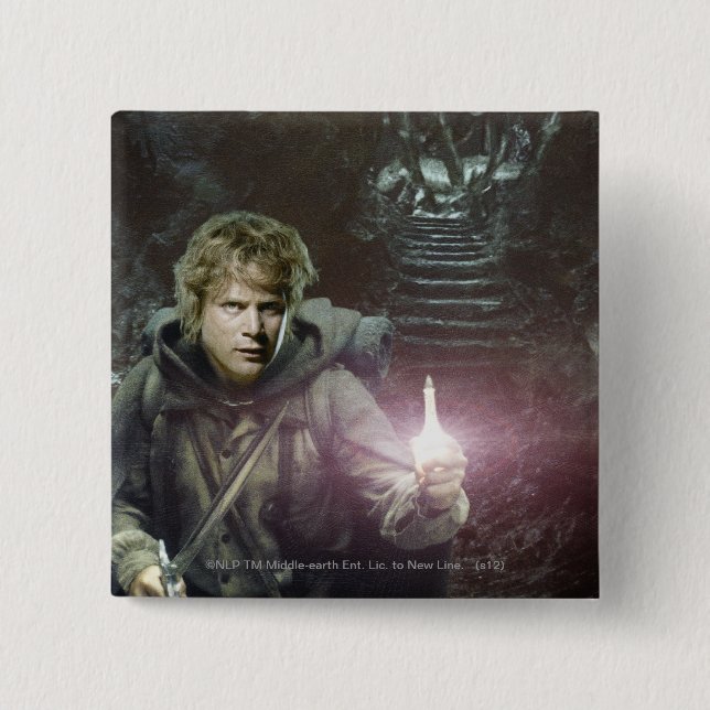 Samwise and SHELOB™ Pinback Button (Front)