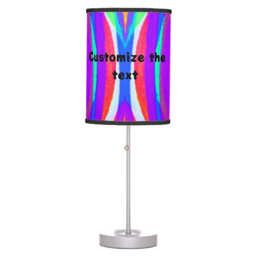 San Andreas psychedelic lamp_design 3 Table Lamp