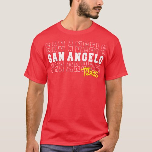 San Angelo city Texas San Angelo TX T_Shirt