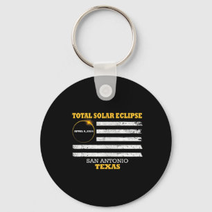 San Antonio 2024 Solar Eclipse 2024 040824 Eclipse Keychain