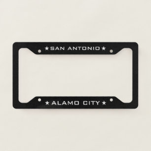 San Antonio Alamo City License Plate Frame