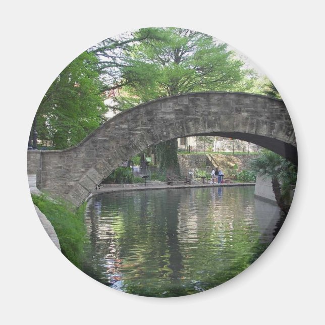 San Antonio Bridges Riverwalk Magnet (Front)