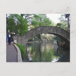 San Antonio Bridges Riverwalk Postcard
