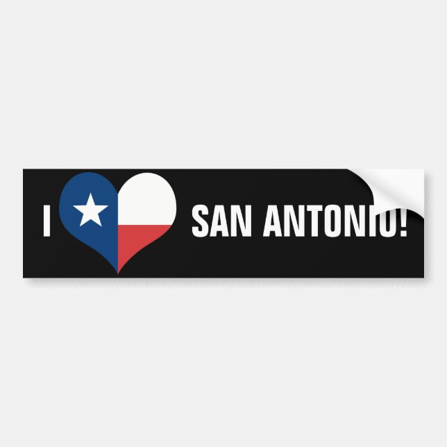 San Antonio Bumper Sticker (Front)