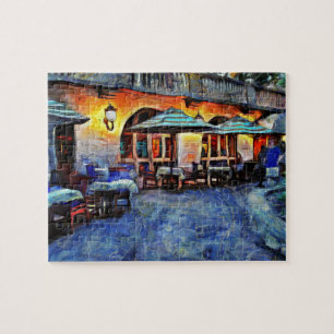 San Antonio Cafe Jigsaw Puzzle