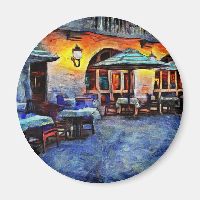 San Antonio Cafe Magnet (Front)