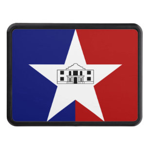 San Antonio city flag Hitch Cover