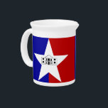 San Antonio City Flag Pitcher<br><div class="desc">Add a vibrant touch of San Antonio pride to your drinkware collection with our exclusive pitcher featuring the flag of San Antonio! Crafted with meticulous attention to detail, this pitcher is more than just a functional piece; it’s a celebration of San Antonio’s rich history and cultural heritage. The eye-catching design...</div>
