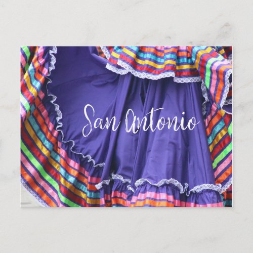 San Antonio Colors Postcard