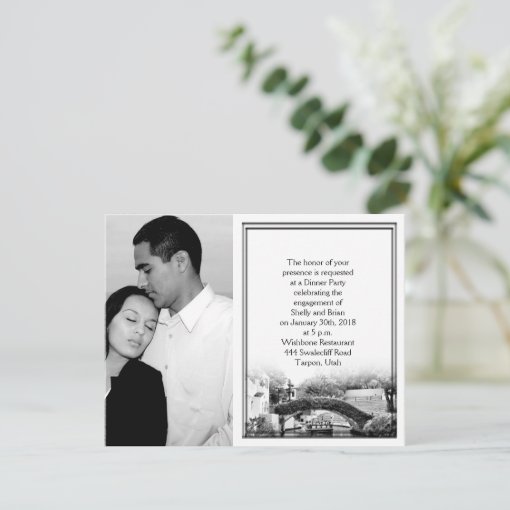 San Antonio Destination Wedding Engagement Invitation Zazzle